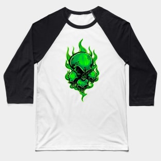 Toxic Skulls Baseball T-Shirt
